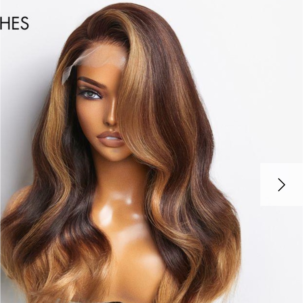 18 INCH HUMAN HAIR CLOSURE OMBRÉ COLOR (NOT A FULL WIG)